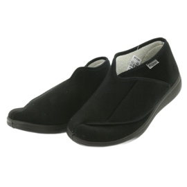 Zapatillas de hombre Dr.ORTO Befado con velcro 071M001 negro 3