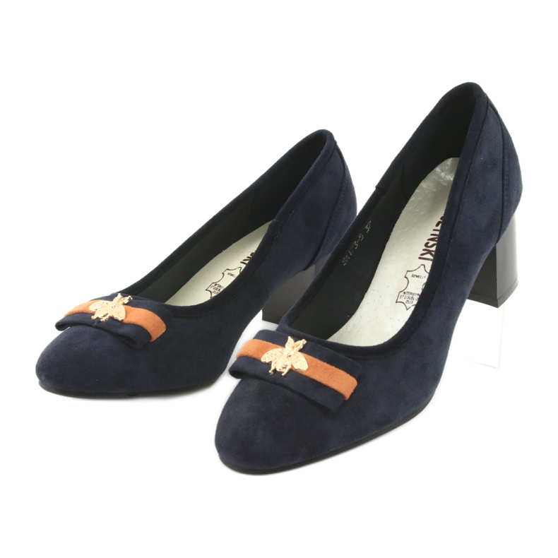 M.Daszyński Salón de mujer azul marino Mucha Daszyński SA173 3