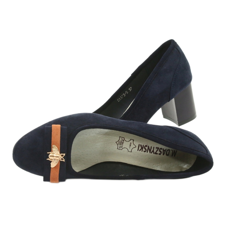 M.Daszyński Salón de mujer azul marino Mucha Daszyński SA173 5