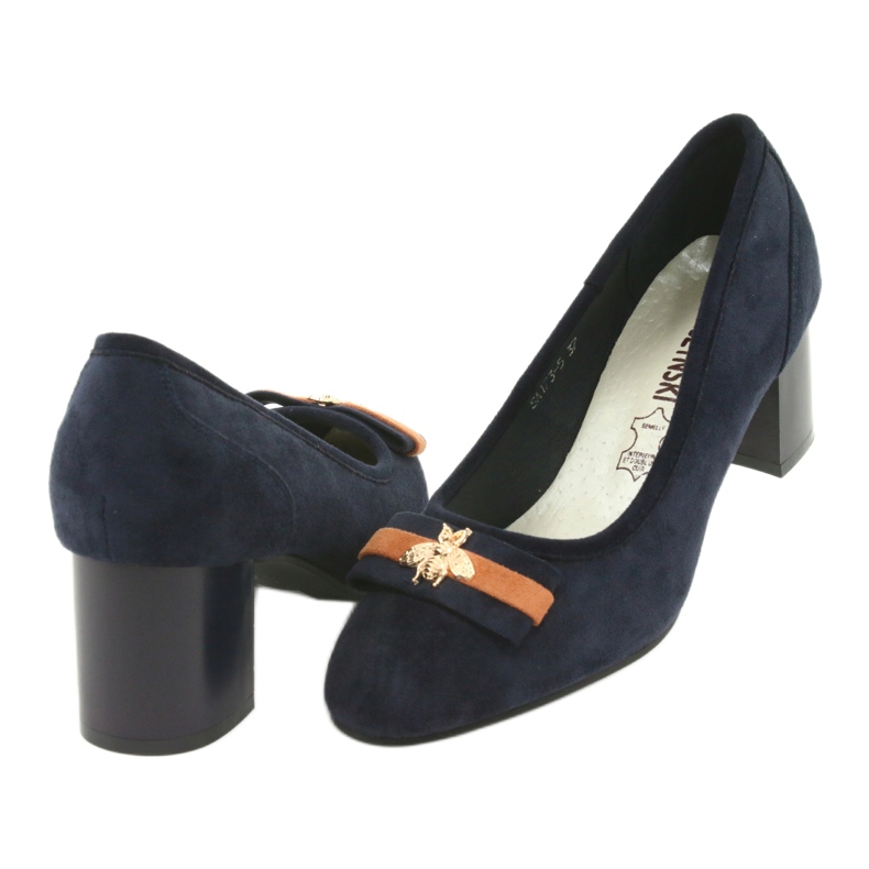 M.Daszyński Salón de mujer azul marino Mucha Daszyński SA173 4