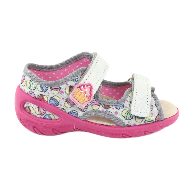 Calzado infantil befado 065P135 rosa gris 2