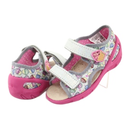 Calzado infantil befado 065X135 rosado gris multicolor 5