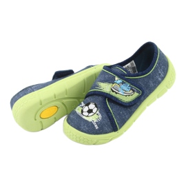 Calzado infantil befado 557P138 azul marino verde 5