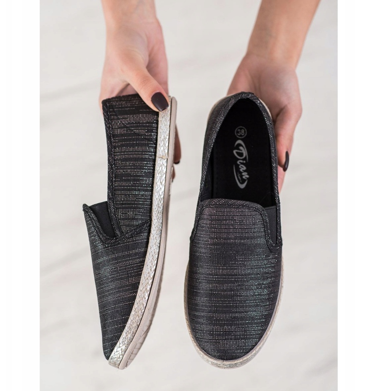 SHELOVET Slipons cómodos negro 2 SHELOVET Slipons cómodos negro 2