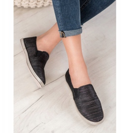 SHELOVET Slipons cómodos negro 3