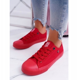 Zapatillas de mujer rojas Big Star AA274007 rojo 2