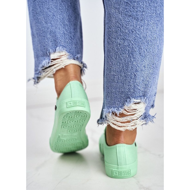 Zapatillas de mujer verdes Big Star AA274030 1