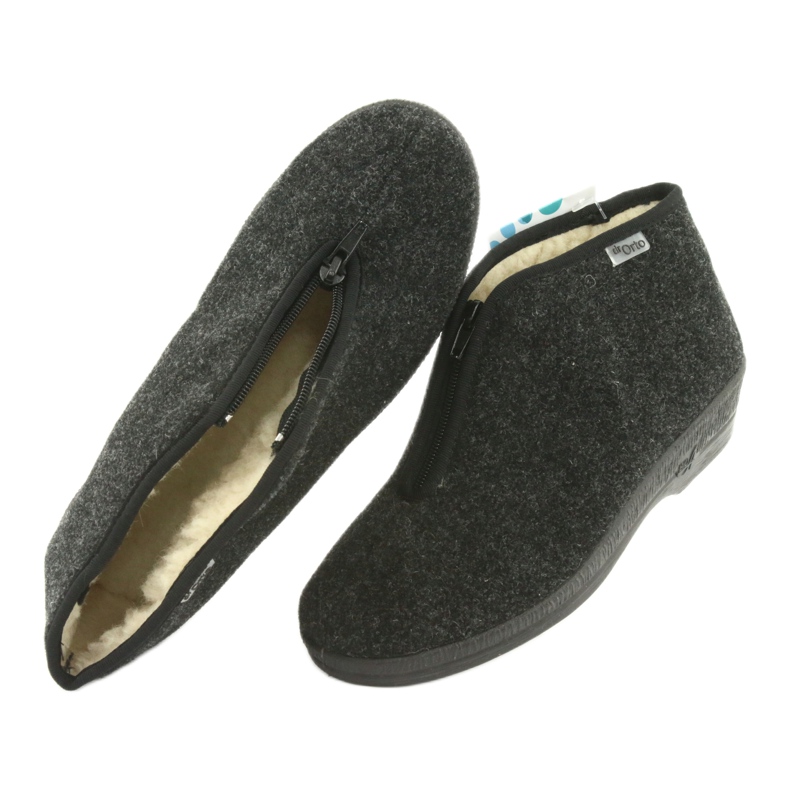 Zapatos de mujer befado pu 041D052 gris 4