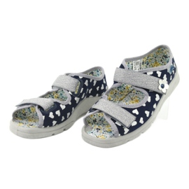 Calzado infantil befado 969Y148 azul marino gris 4