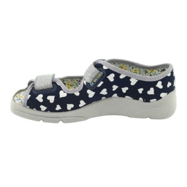 Calzado infantil befado 969Y148 azul marino gris 3