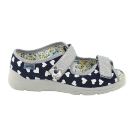 Calzado infantil befado 969Y148 azul marino gris 1