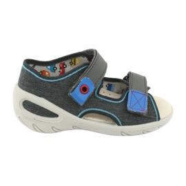 Calzado infantil befado pu 065X132 azul gris 1 Calzado infantil befado pu 065X132 azul gris 1