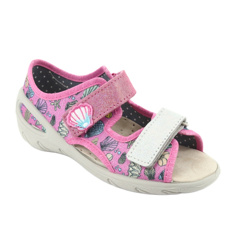 Calzado infantil befado 065X134 rosa gris multicolor 2