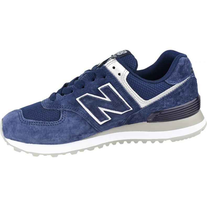 Zapatillas New Balance W WL574EY azul marino 1