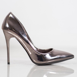Goodin Alfileres De Plata Lacados gris 7