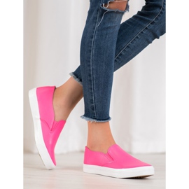 Bona Zapatillas sin cordones rosas rosado 2