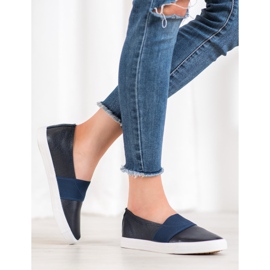 Bona Zapatillas sin cordones azul 1