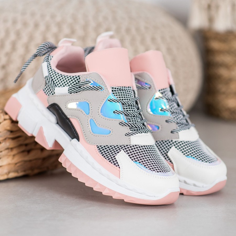 Seastar Zapatillas elegantes con efecto holo rosado multicolor 1