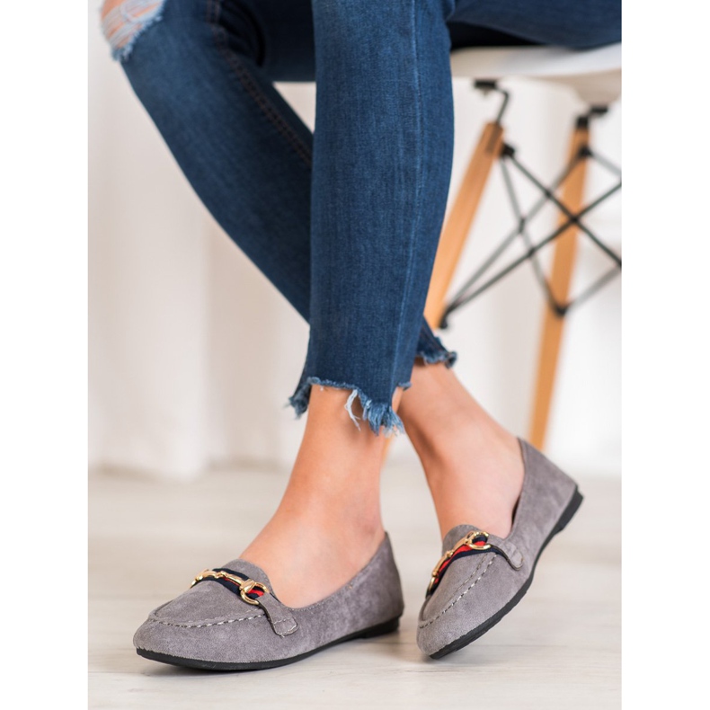 Fama Señores de ante con adorno gris 1