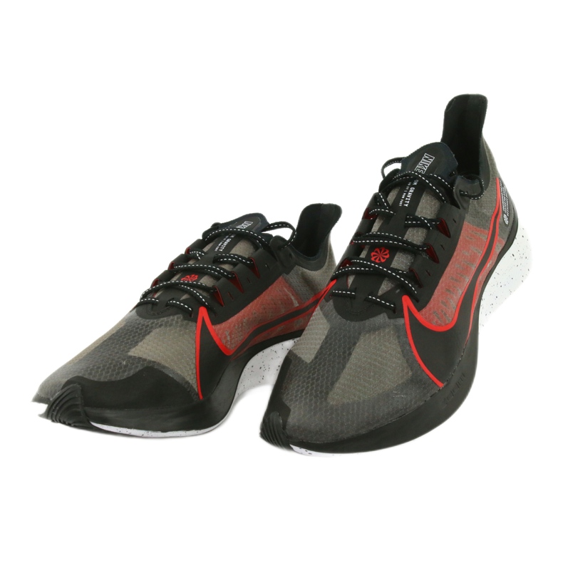 Zapatillas Nike Zoom Gravity M BQ3202-005 negro rojo 3
