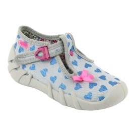 Calzado infantil befado 110P380 azul rosado gris 1