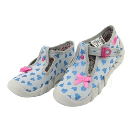 Calzado infantil befado 110P380 azul rosado gris 3