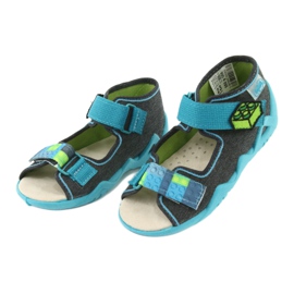 Calzado infantil befado amarillo 350P006 azul gris verde 3
