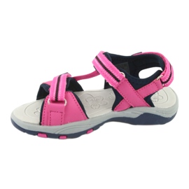 KangaRoos Sandalias espuma rosa y azul marino canguros 18335 inserción rosado 2