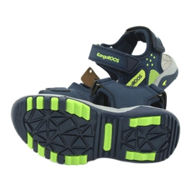 KangaRoos Sandalias de niños de espuma de espuma Navy/Green 18337 azul 5