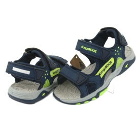 KangaRoos Sandalias de niños de espuma de espuma Navy/Green 18337 azul 4