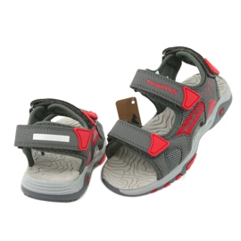 KangaRoos Inserto de espuma gris-roja de Sandals Boys 18337 4
