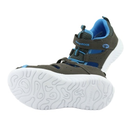 Sandalias con velcro en el talón KangaRoos 02058 gris azul 5 Sandalias con velcro en el talón KangaRoos 02058 gris azul 5