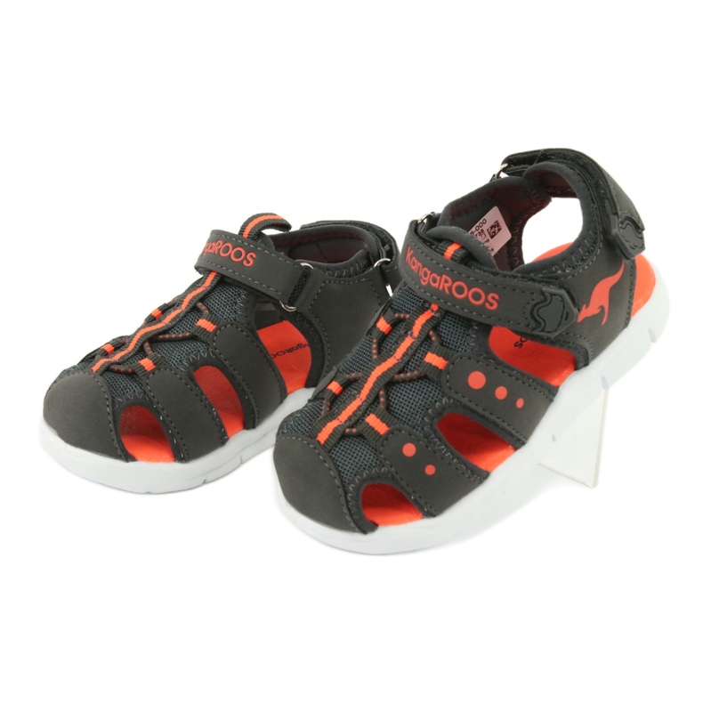 Sandalias deportivas Kangaroos 02035 naranja gris 3