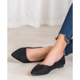 SHELOVET Bailarina De Ante En Spitz negro 4