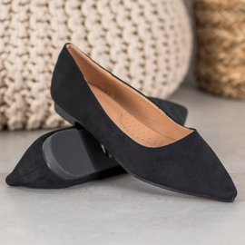 SHELOVET Bailarina De Ante En Spitz negro 1
