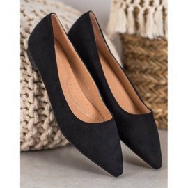 SHELOVET Bailarina De Ante En Spitz negro 2