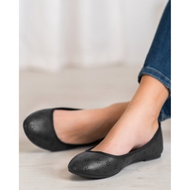Fama Bailarinas Con Patrón Calado negro 4