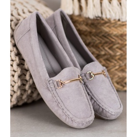 Seastar Mocasines de ante con estilo gris 1 Seastar Mocasines de ante con estilo gris 1