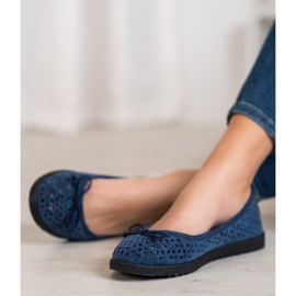 SHELOVET Bailarina Calada Con Lazo azul 2