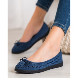 SHELOVET Bailarina Calada Con Lazo azul 1