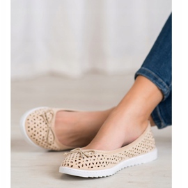 SHELOVET Bailarina Calada Con Lazo marrón 1 SHELOVET Bailarina Calada Con Lazo marrón 1