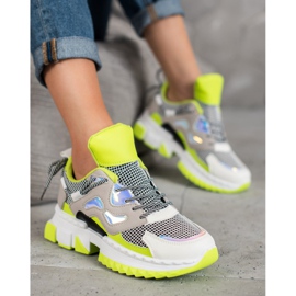 Seastar Zapatillas elegantes con efecto holo multicolor amarillo 1