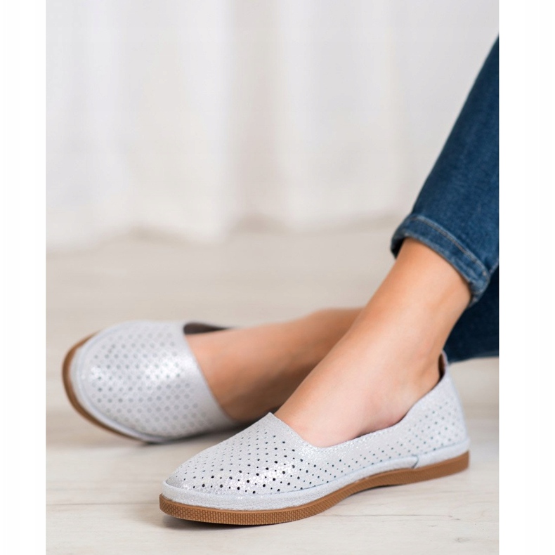 Slipons de brocado VINCEZA gris 1