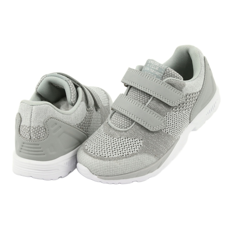 ADI deporte niña American Club ES16 gris plateado 4