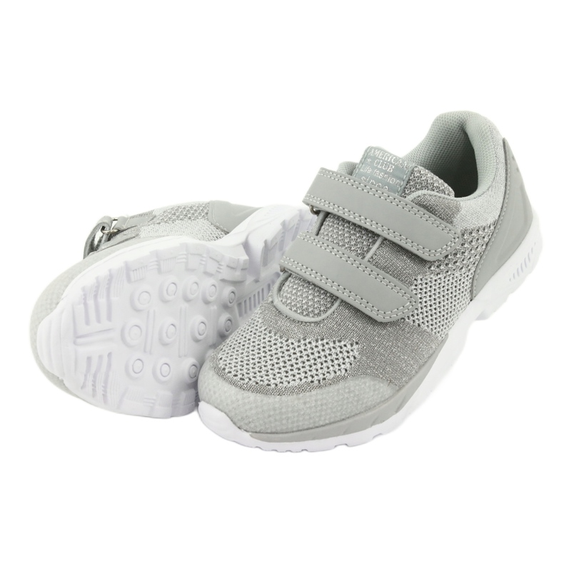 ADI deporte niña American Club ES16 gris plateado 5