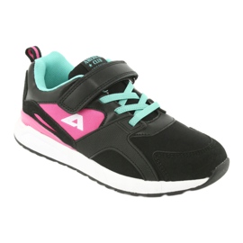 Zapatillas deportivas Black American Club BS12 negro rosado verde 1