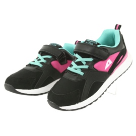 Zapatillas deportivas Black American Club BS12 negro rosado verde 3
