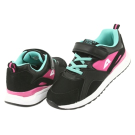 Zapatillas deportivas Black American Club BS12 negro rosado verde 4