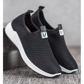 SHELOVET Slipons calados negro 3