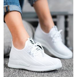 SHELOVET Zapatos Calados Blancos 1